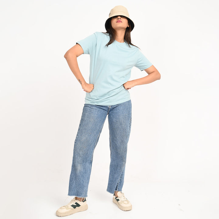 Sea Green T - shirt Female