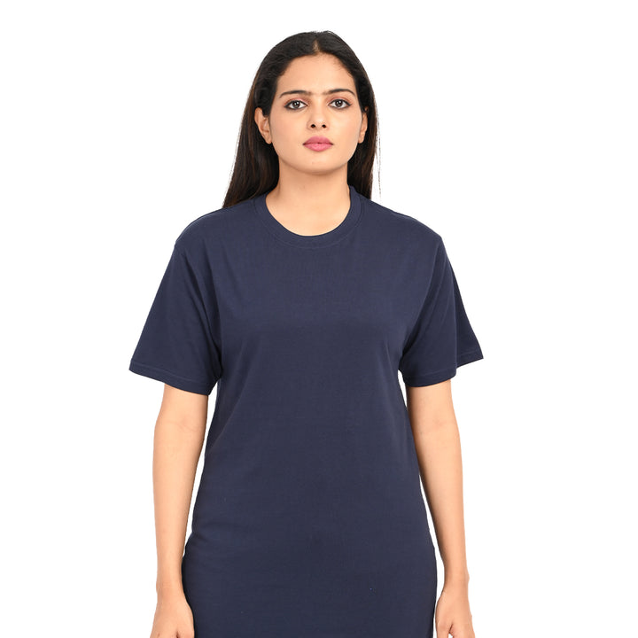 Navy blue T - shirt Female