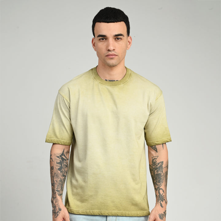 Nexa Wash Lime Oversized Tee