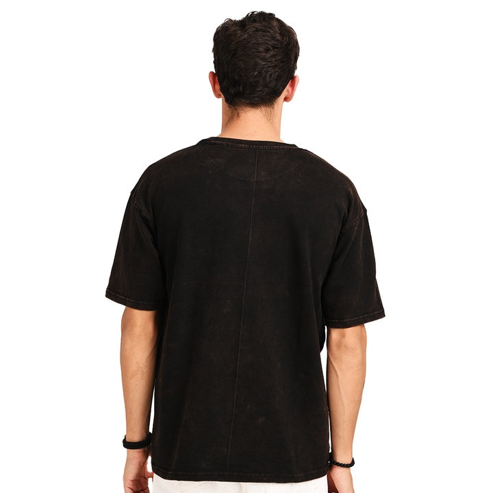 Black burnout tee