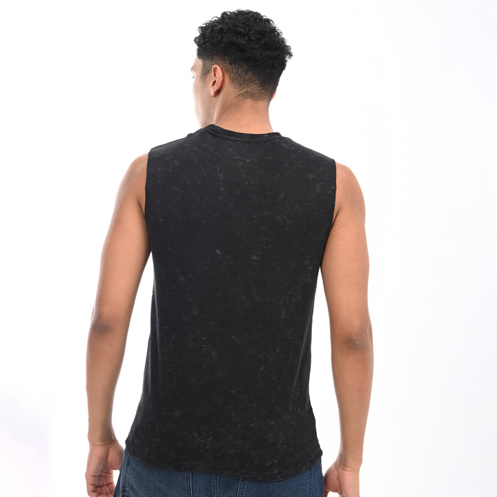 Black Acid washed tanks - Needles and Stitches