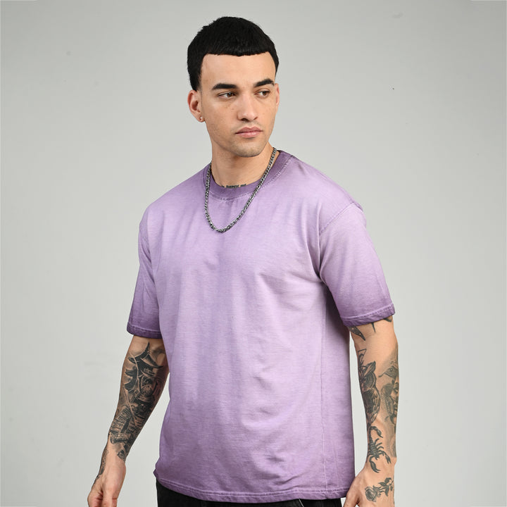 Nexa Wash Lavender Oversized Tee