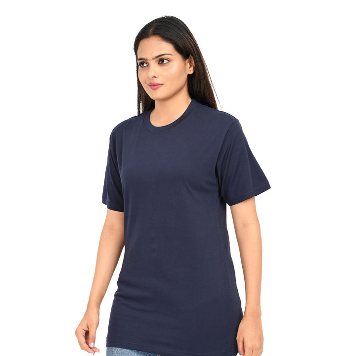 Navy blue T - shirt Female