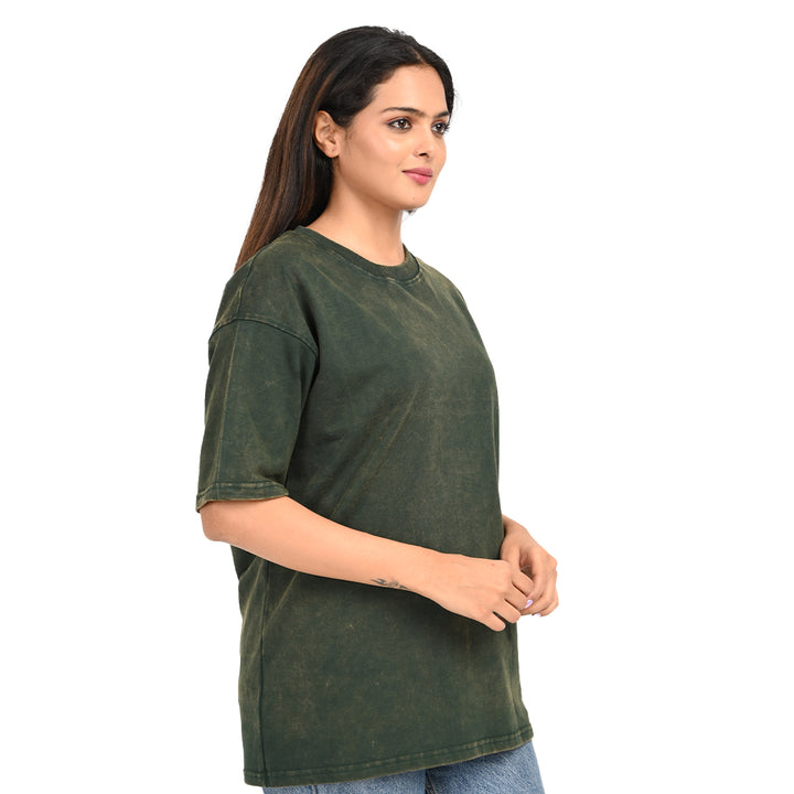 Green Burnout Tee Female