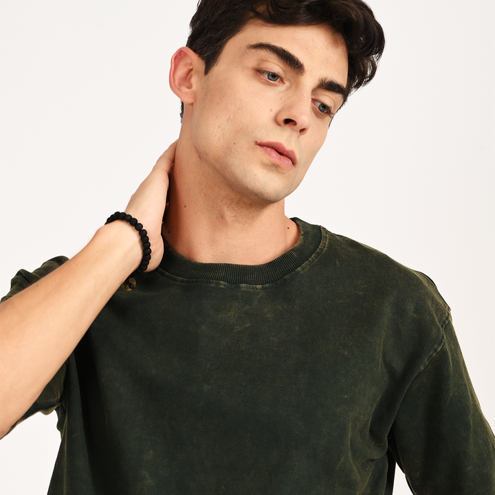 Green Burnout Tee