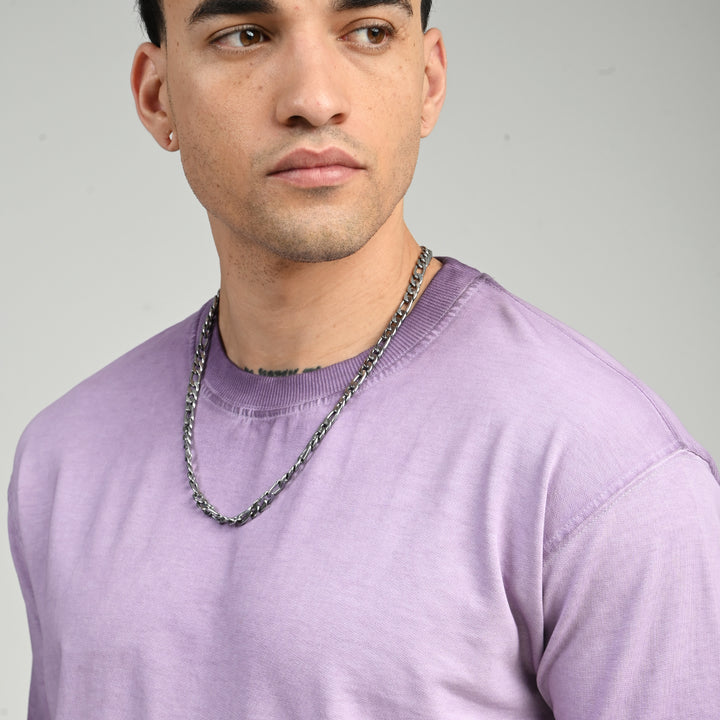 Nexa Wash Lavender Oversized Tee