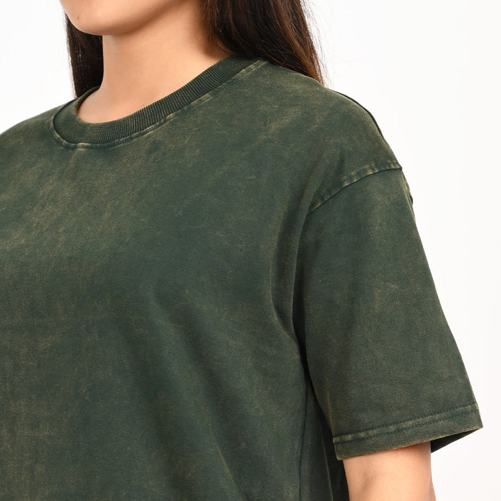 Green Burnout Tee Female