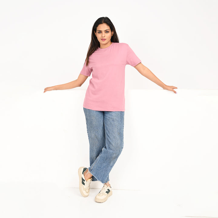 Rose Pink T - shirt Female
