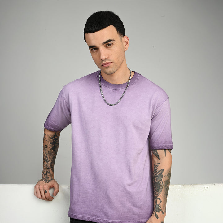 Nexa Wash Lavender Oversized Tee