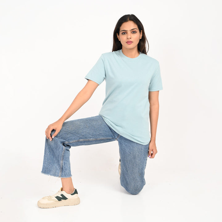 Sea Green T - shirt Female