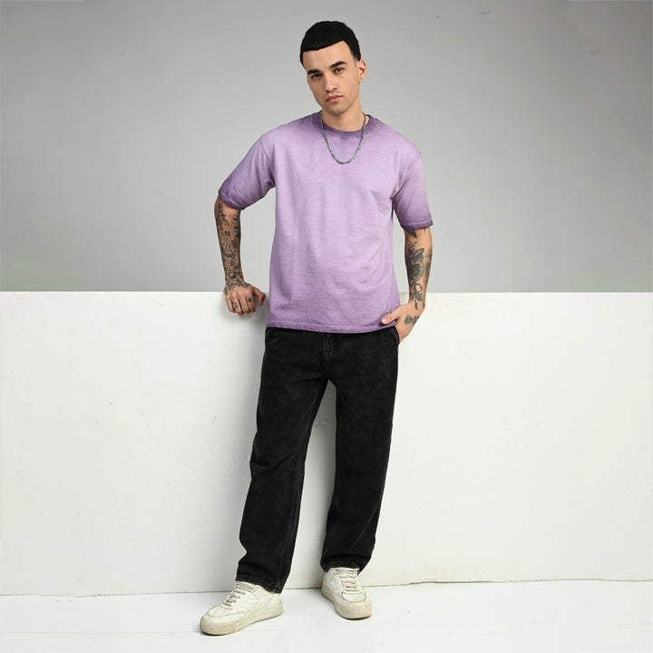 Nexa Wash Lavender Oversized Tee