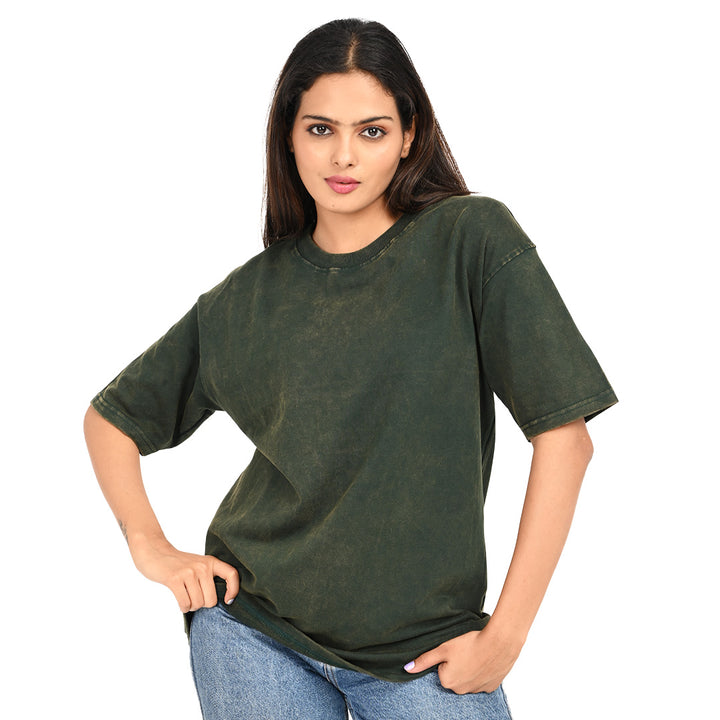 Green Burnout Tee Female