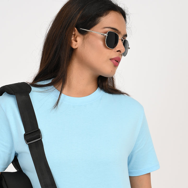 Sky Blue T - shirt Female