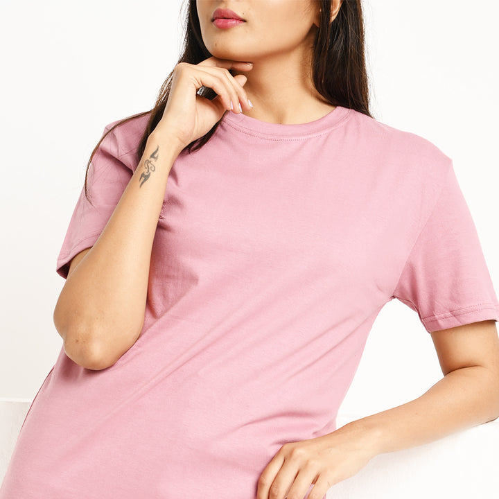 Rose Pink T - shirt Female