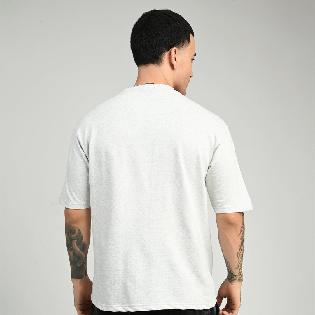 Acru Melange Oversized Solid Tee