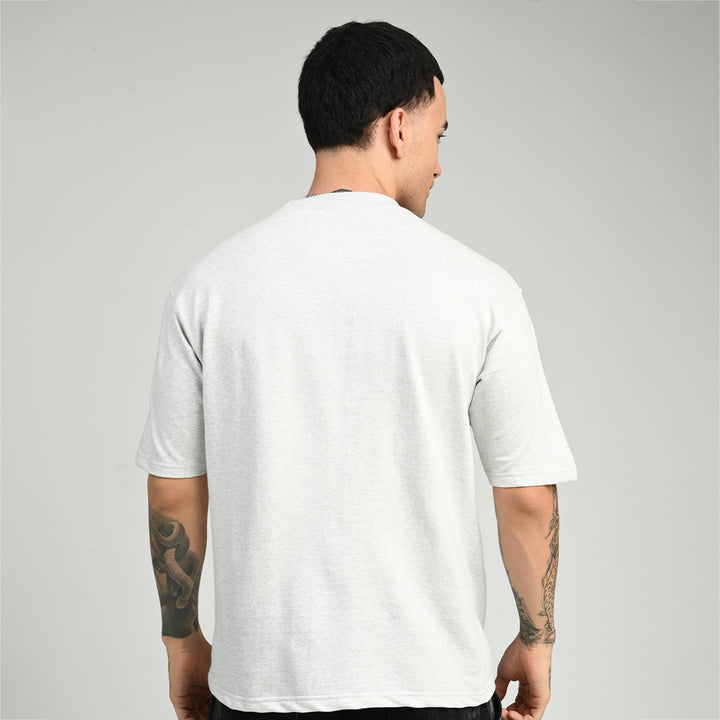 Acru Melange Oversized Solid Tee