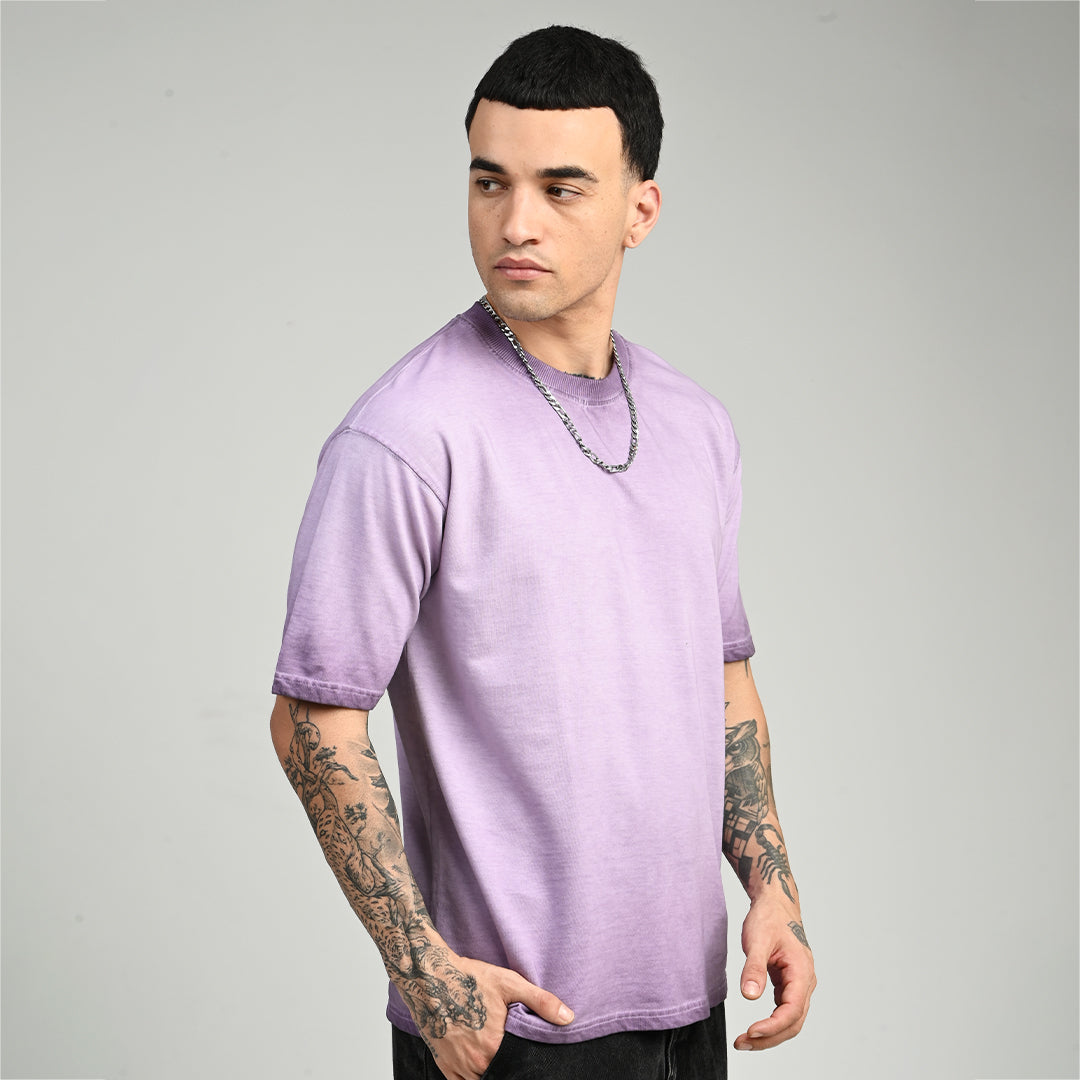 Nexa Wash Lavender Oversized Tee