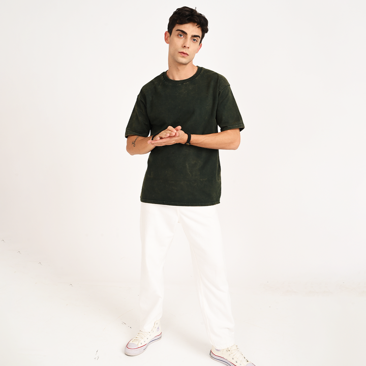 Green Burnout Tee