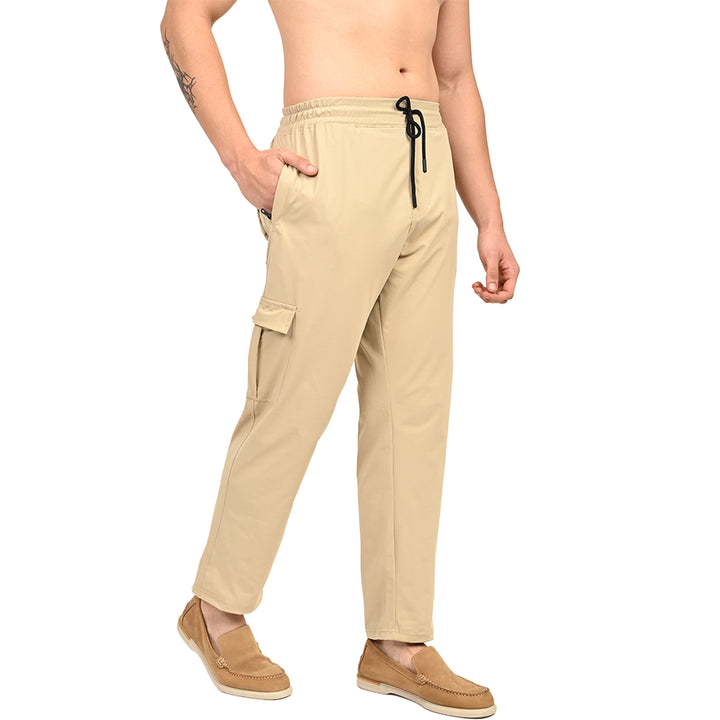 Beige Cargo Pant for Men