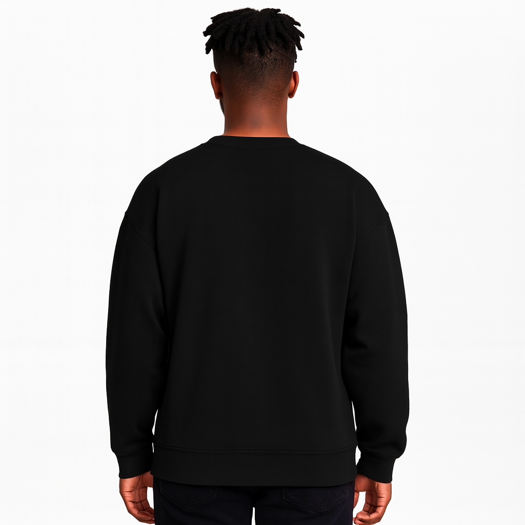 Oversized Black Sweatshirt