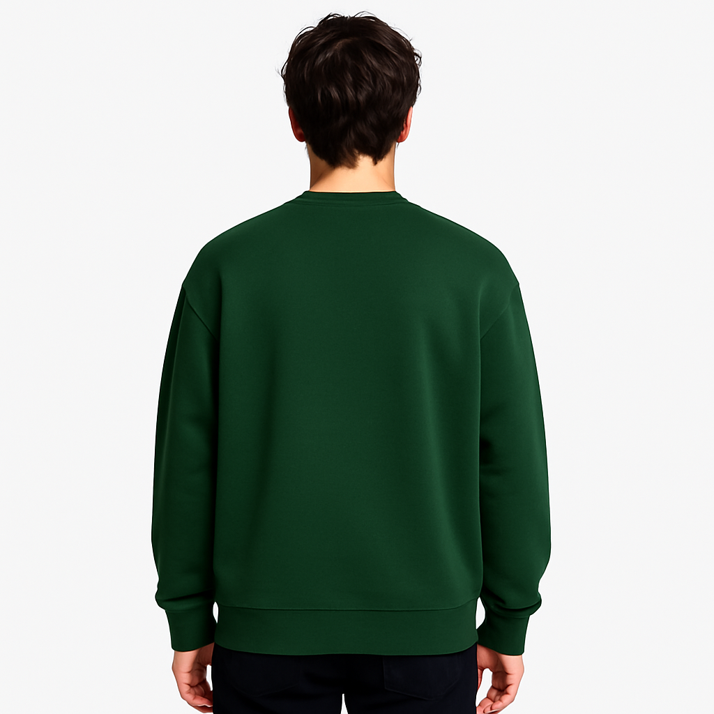 Oversized Bottle Green Sweatshirt