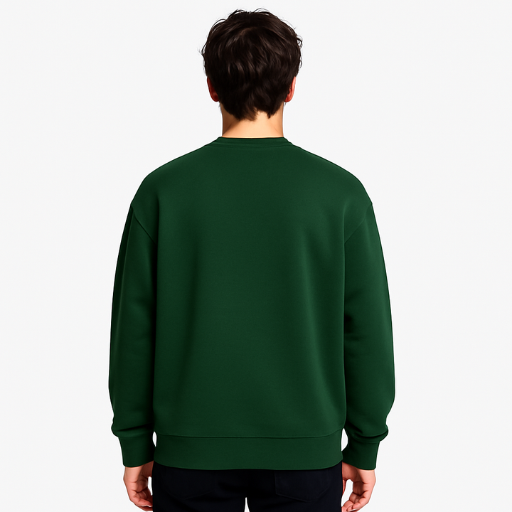 Oversized Bottle Green Sweatshirt