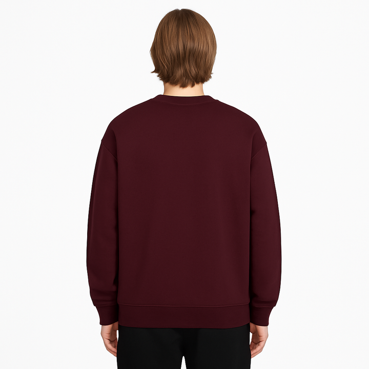 Oversized Maroon Sweatshirt