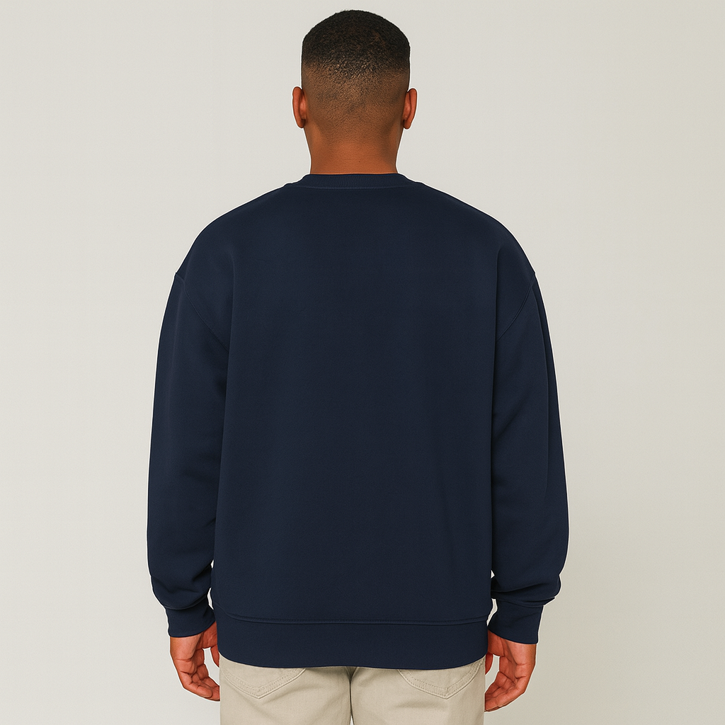 Oversized Navy Blue Sweatshirt