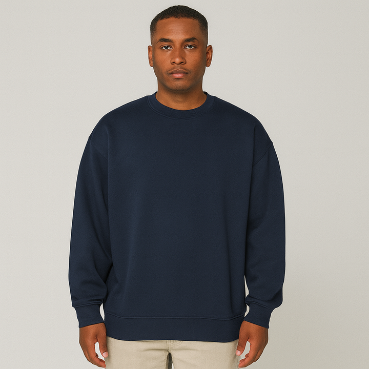 Oversized Navy Blue Sweatshirt