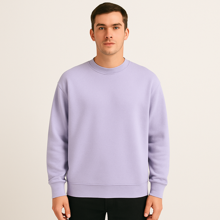 Oversized Lavender Sweatshirt