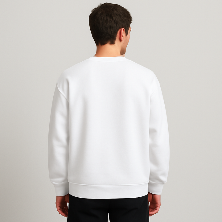 Oversized White Sweatshirt
