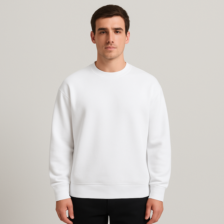 Oversized White Sweatshirt